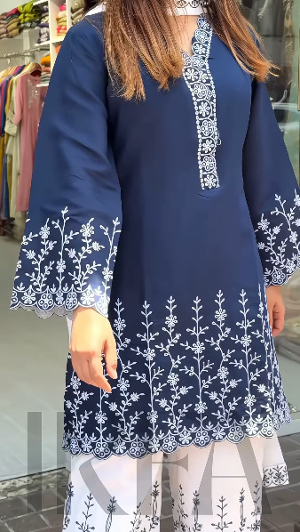 Soft Cotton Embroidery Three Piece - Image 3